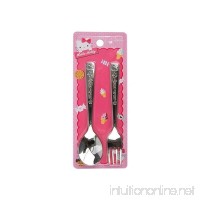 Lock & Lock Hello Kitty Cookie All Stainless Steel Spoon Fork Set - B00JKGSCNM